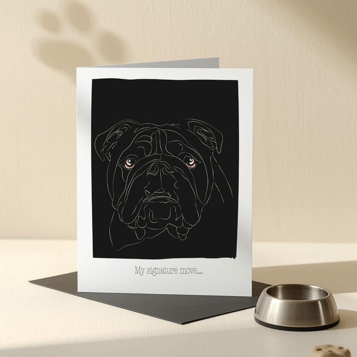 Greeting Card - The Bulldog