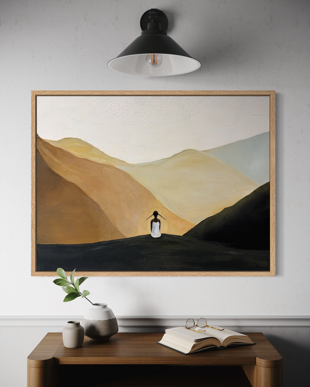 Original Art -Alone with the Giants