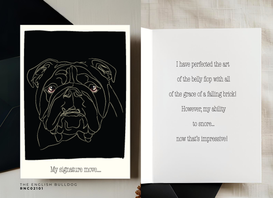 Rhen Art Greeting Card Set - Canine Simplicity