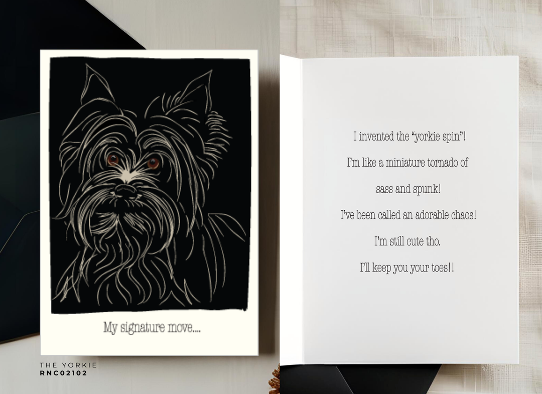 Rhen Art Greeting Card Set - Canine Simplicity