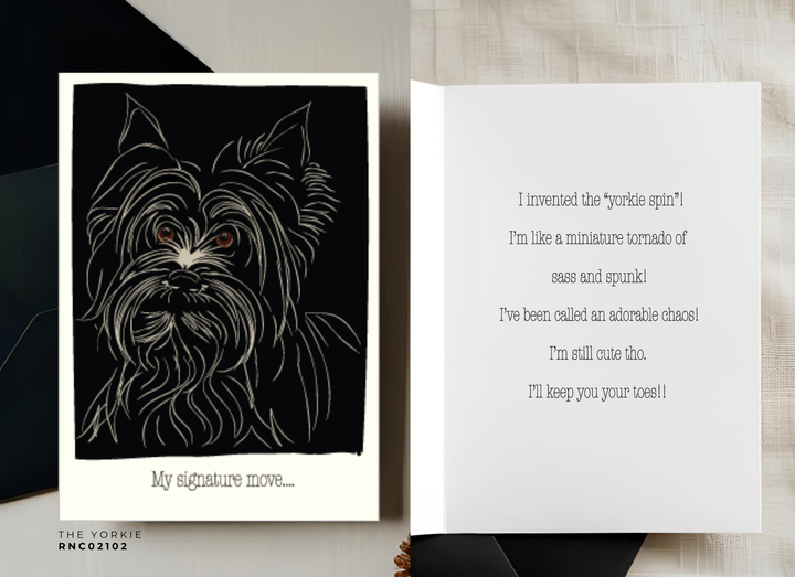 Rhen Art Greeting Card Set - Canine Simplicity