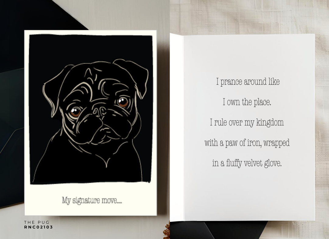 Rhen Art Greeting Card Set - Canine Simplicity