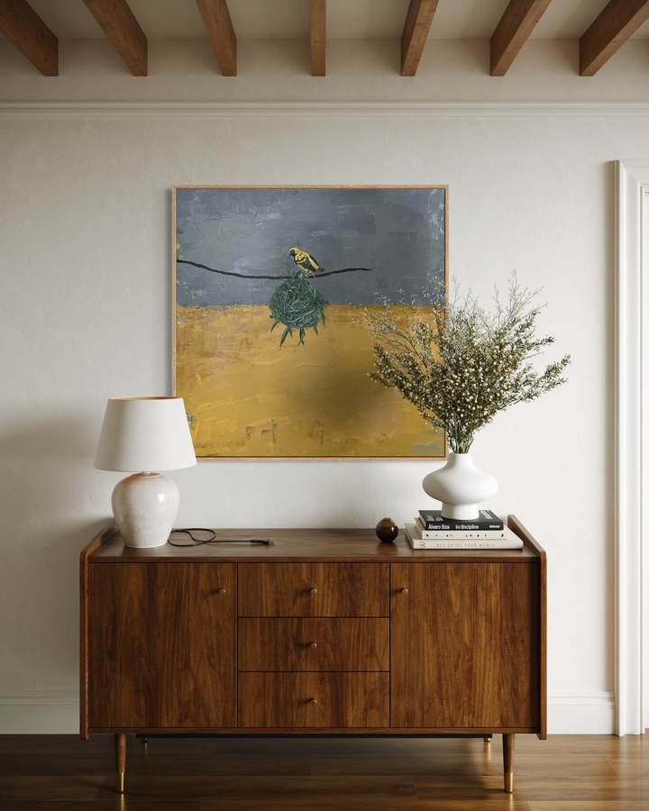 Original Art -Nesting with the Tresses