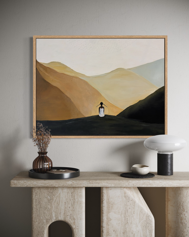 Original Art -Alone with the Giants