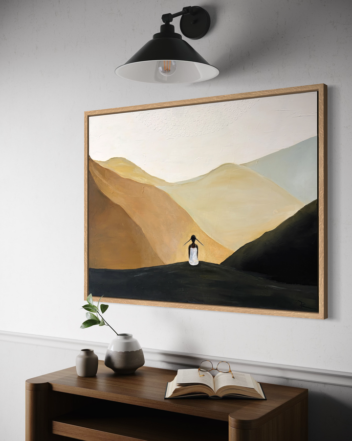 Original Art -Alone with the Giants