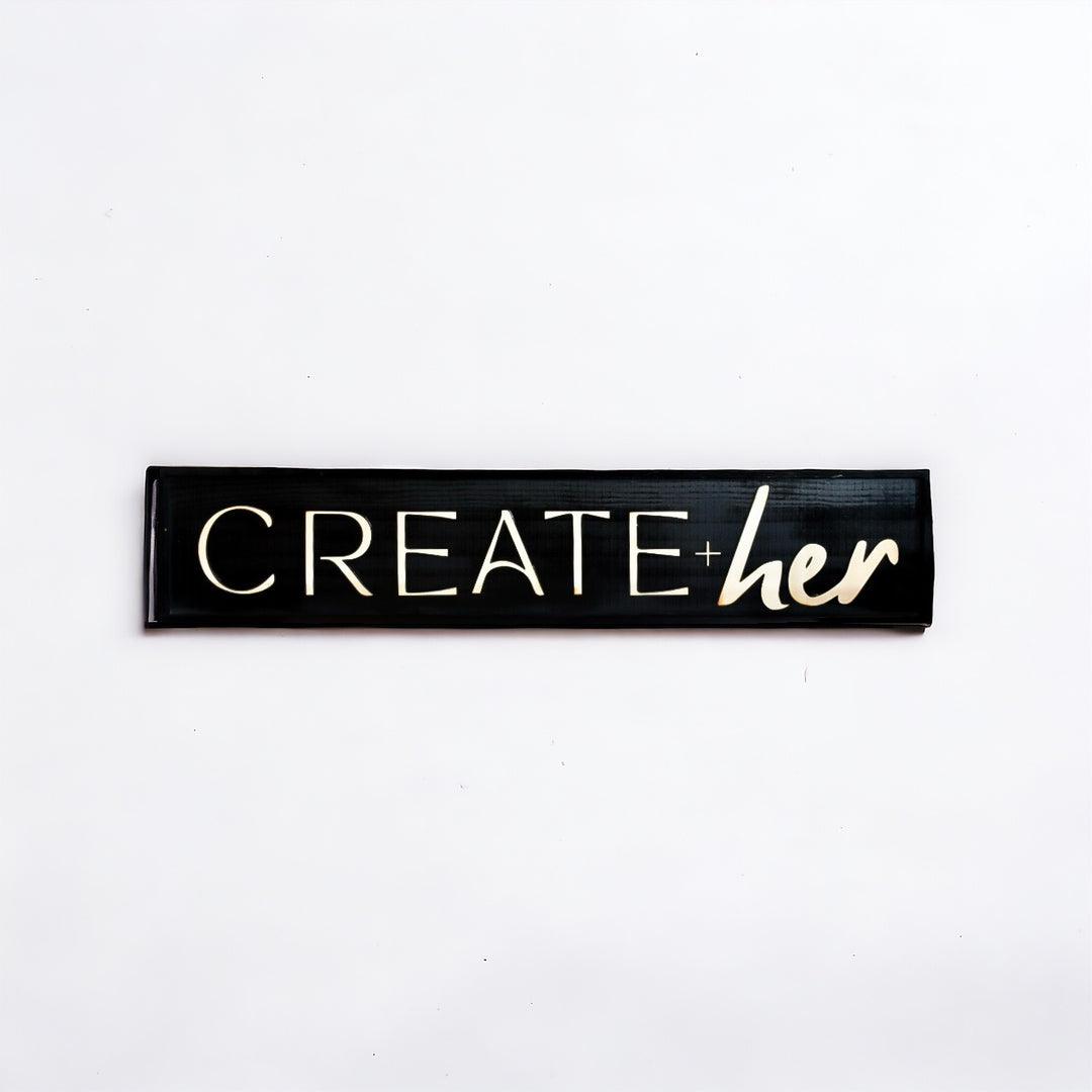 Handmade Wood Sign - Create+Her