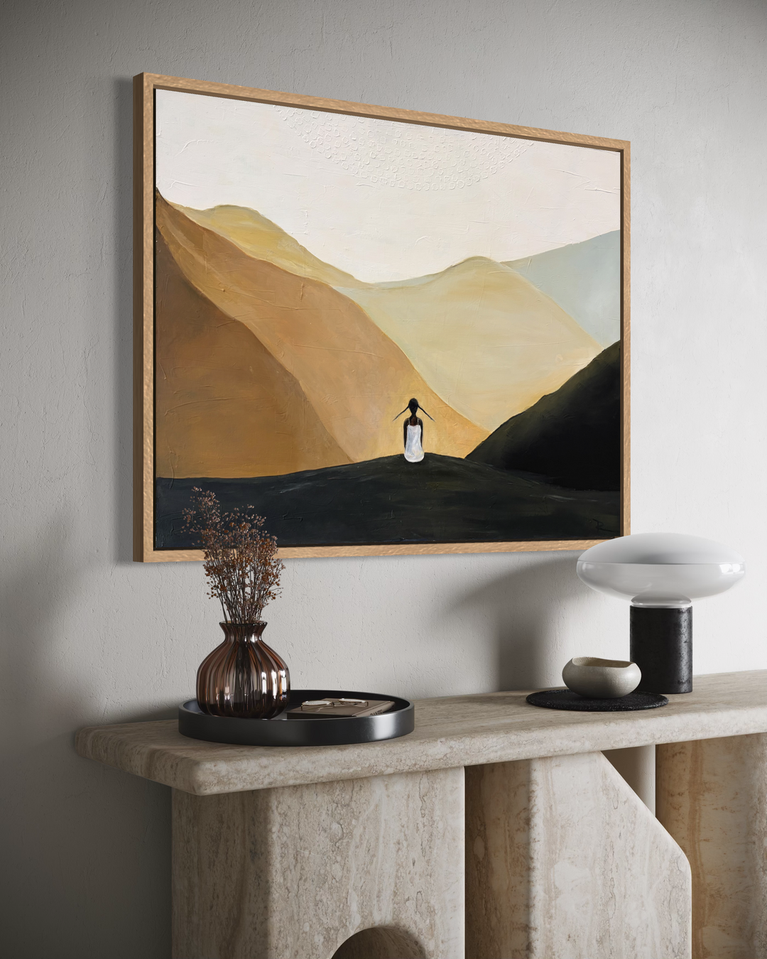 Original Art -Alone with the Giants