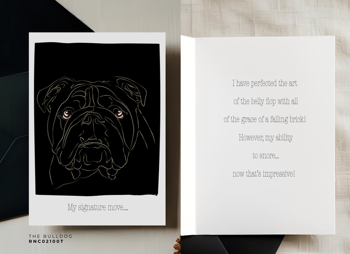 Greeting Card - The Bulldog