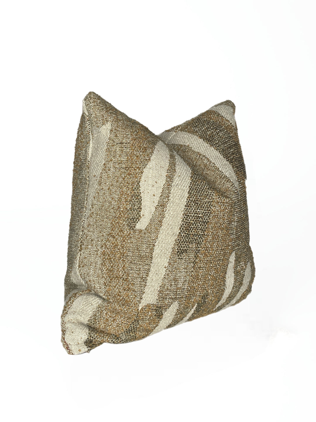 Abstract Woven Earth Square Pillow