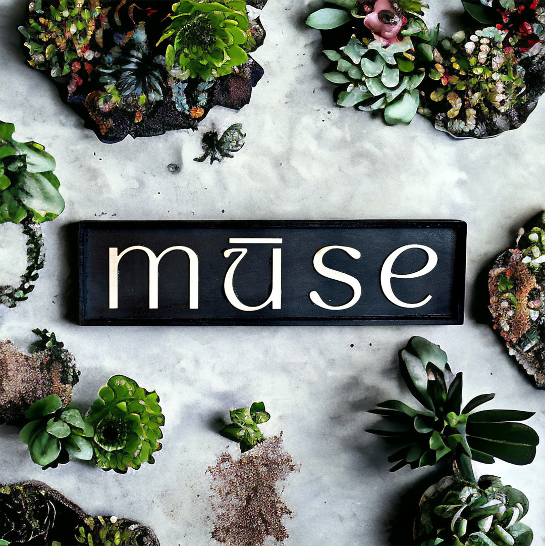 Handmade Wood Sign - MUSE