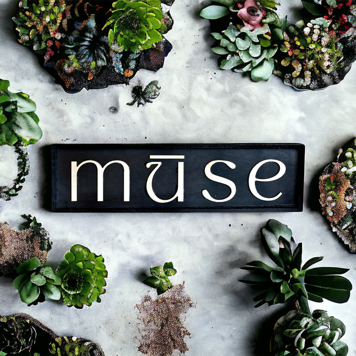 Handmade Wood Sign - MUSE