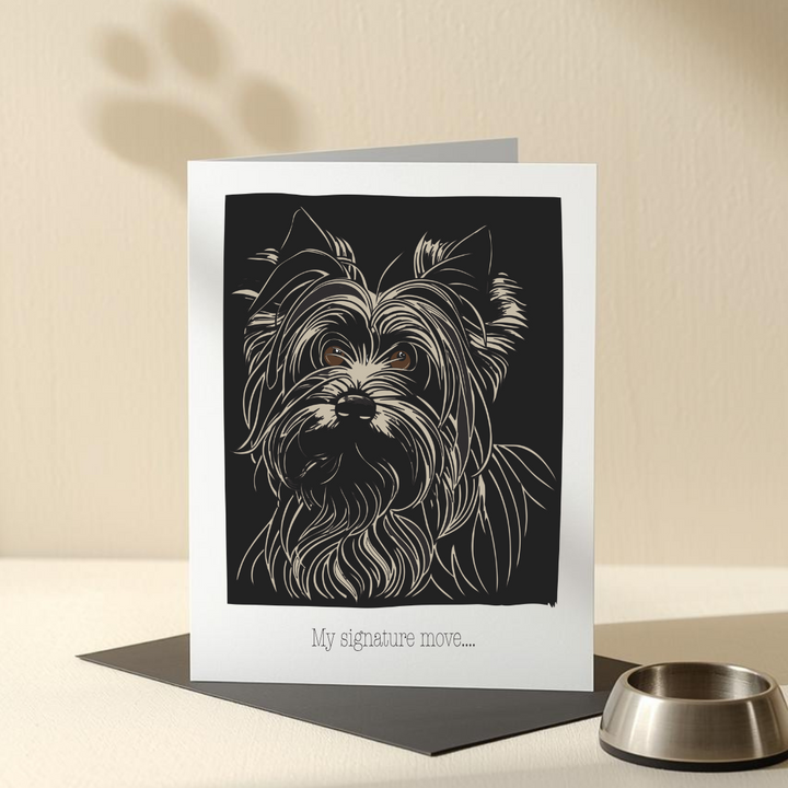 Greeting Card - The Terrier