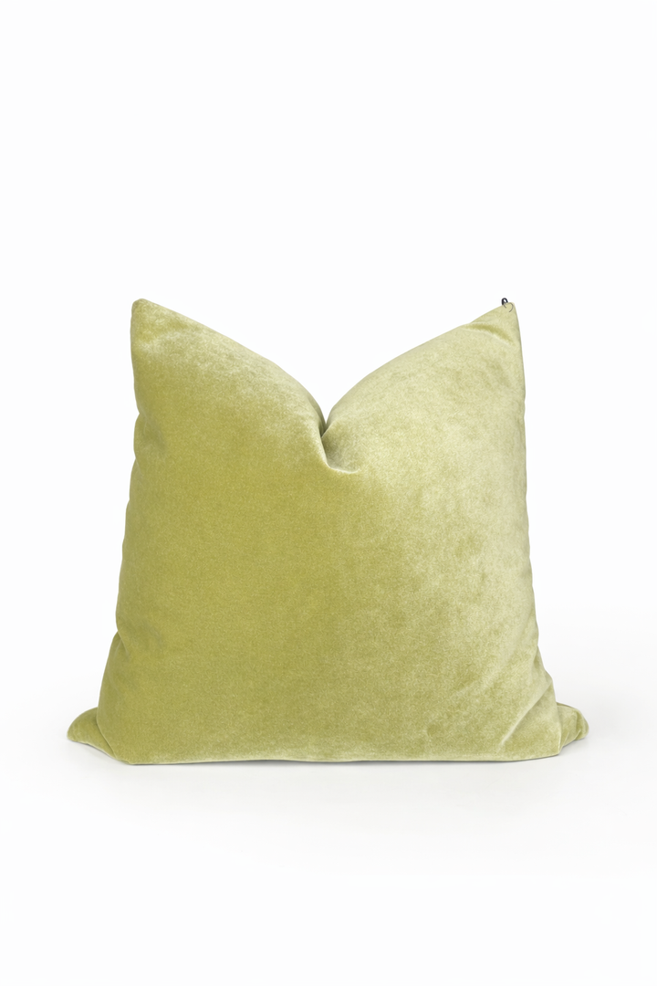 Chartreuse Velvet Pillow Cover