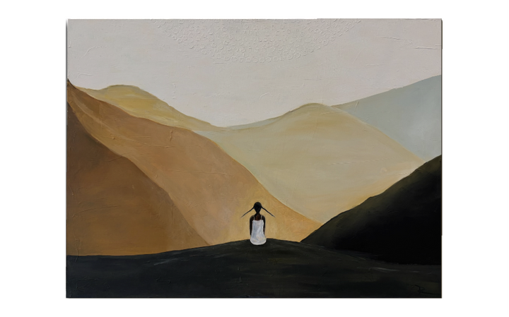 Original Art -Alone with the Giants