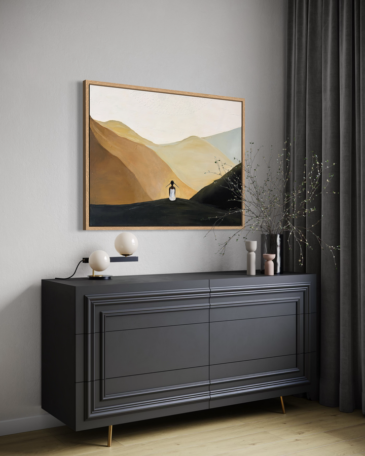 Original Art -Alone with the Giants