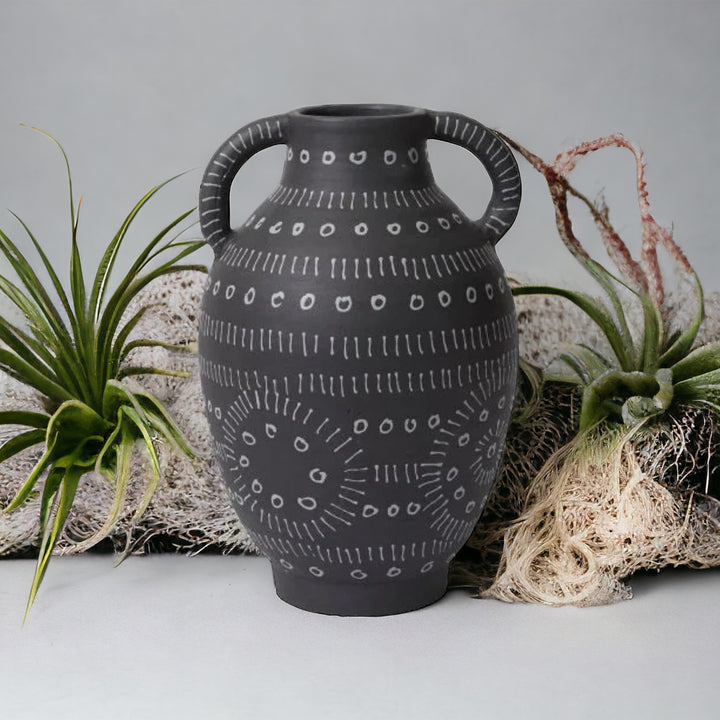 Zya Charcoal Vase