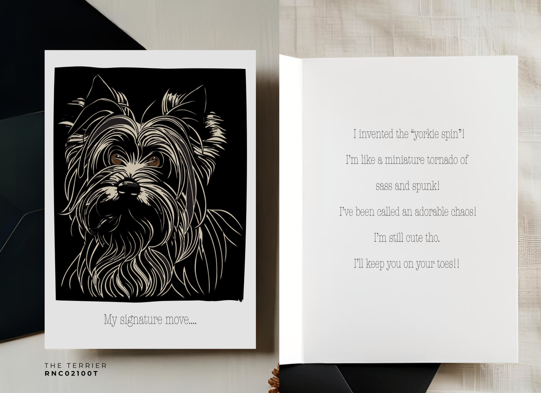 Greeting Card - The Terrier