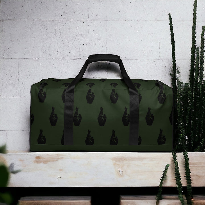 Crossed Fingers Duffle bag - Green