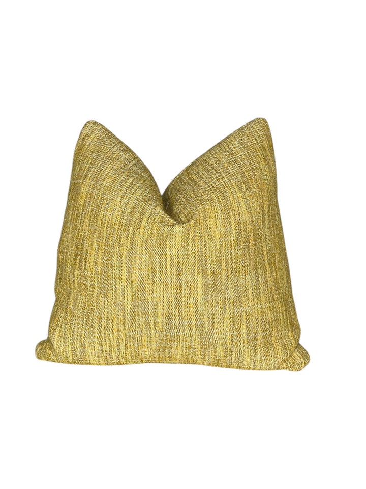 Golden Woven Square Pillow