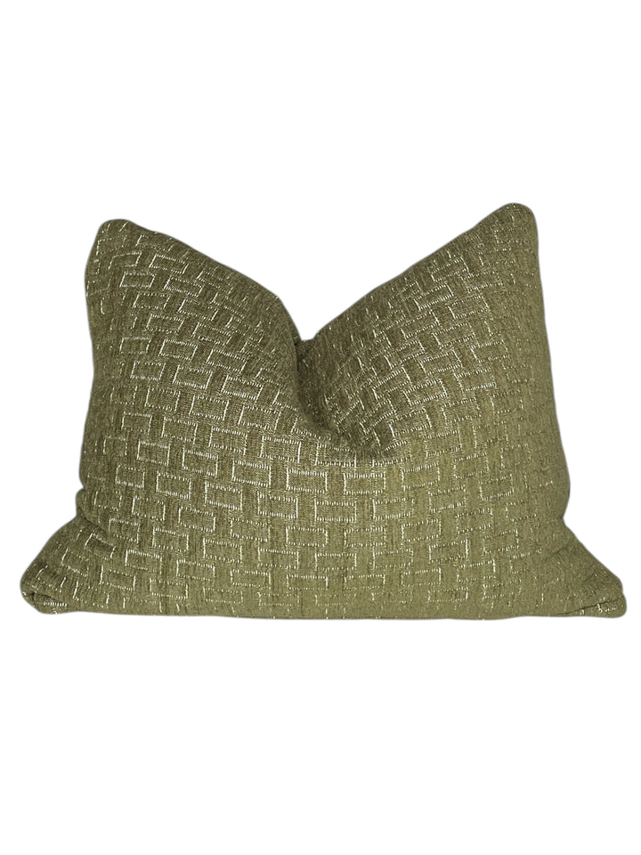 Moss Textured Lumbar Pillow