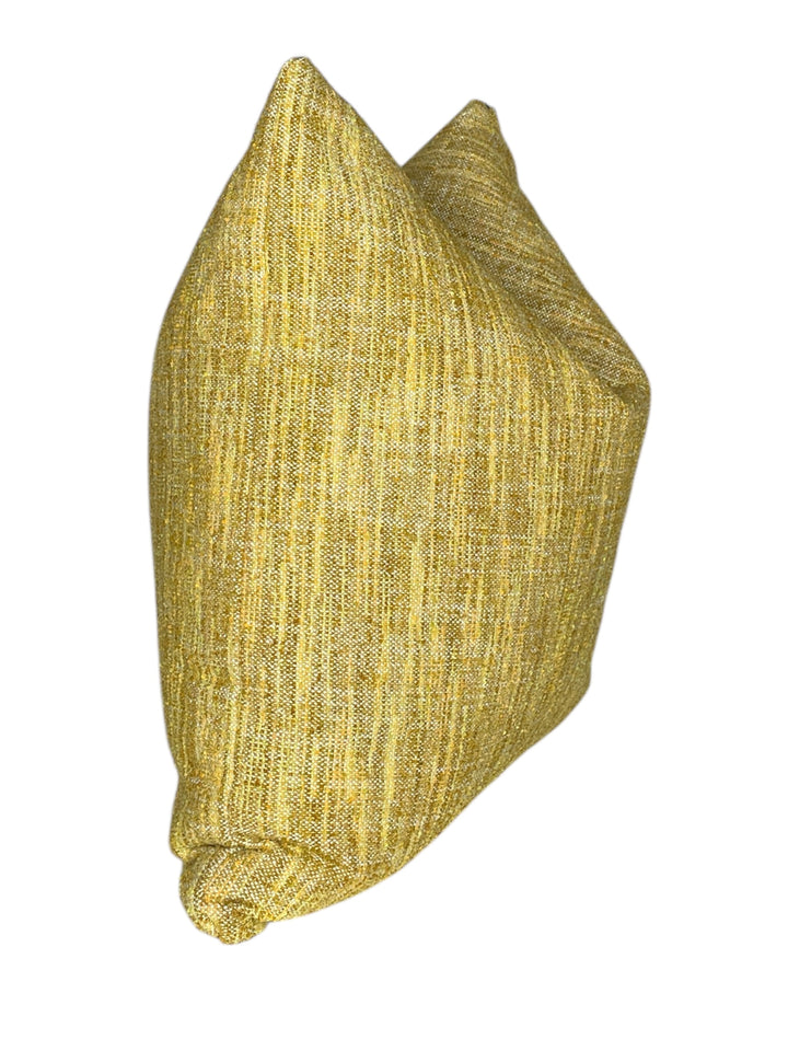 Golden Woven Square Pillow