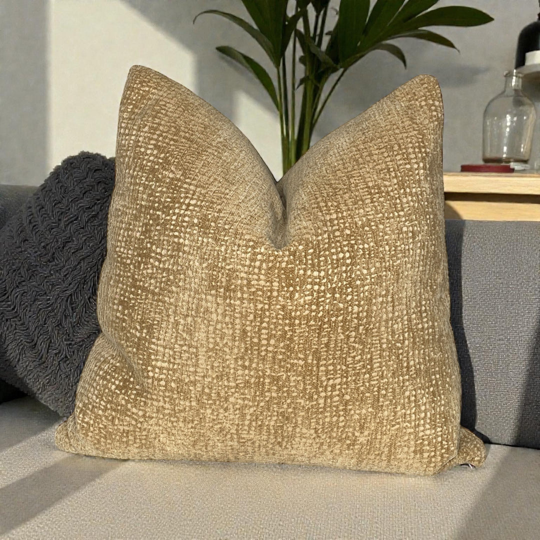 Wheat Textured Square Pillow