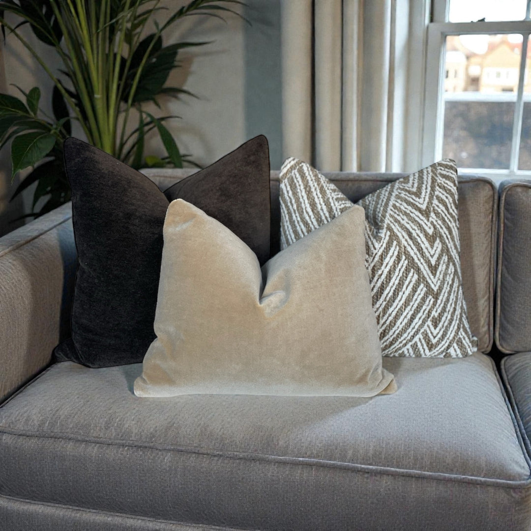 Velvet Mocha Square Pillow