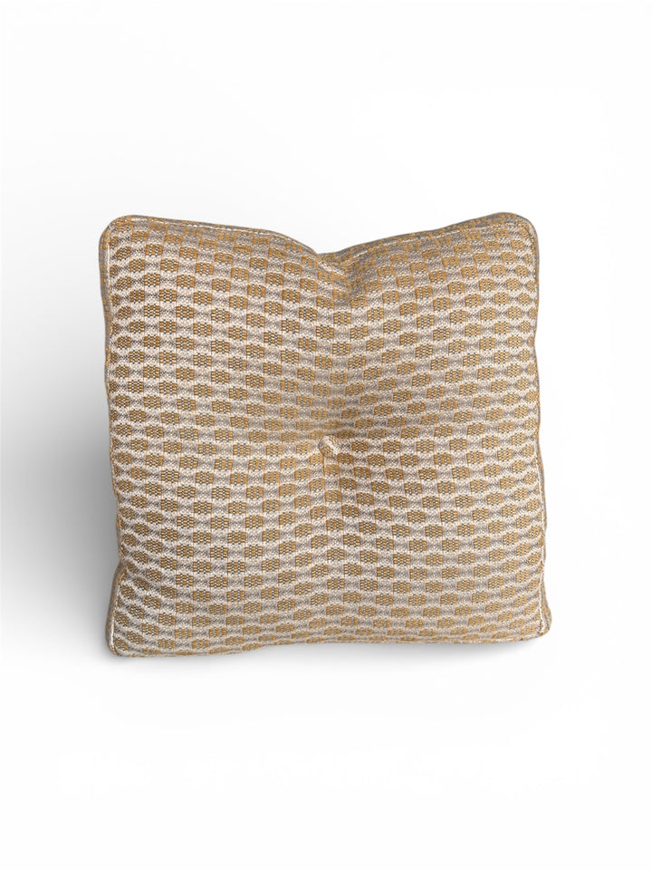 Checkered Woven Accent Pillow