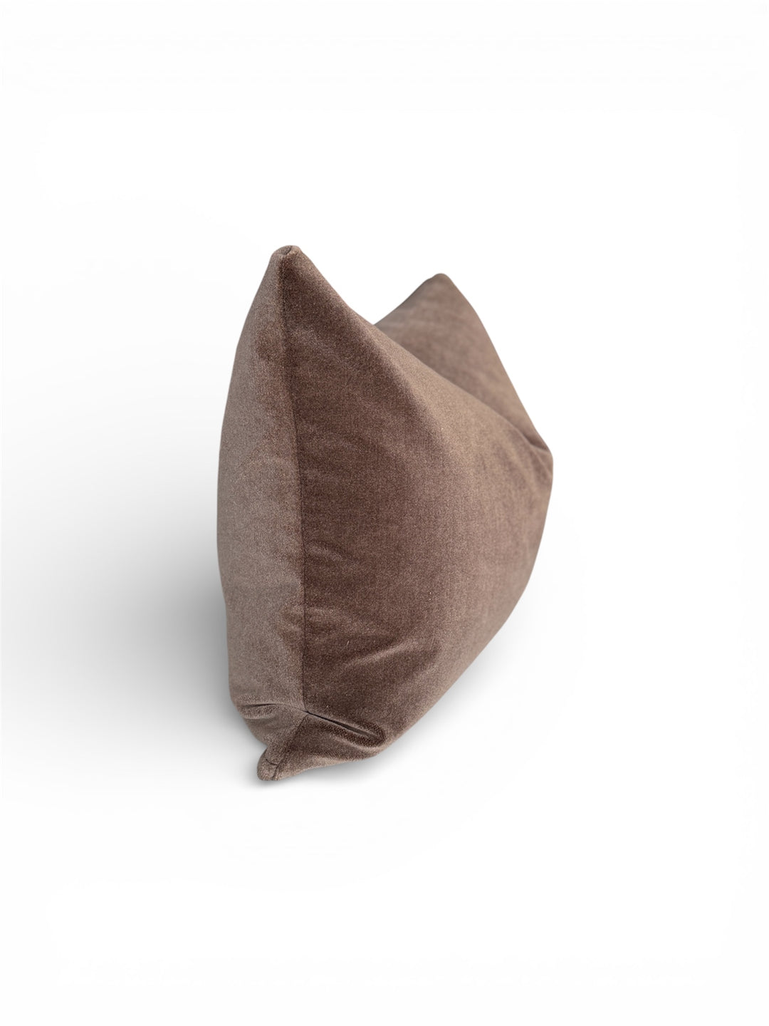 Velvet Solid Pillow – Deep Espresso