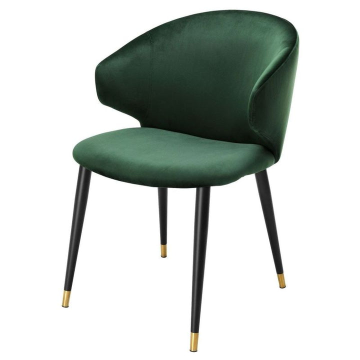 Eichholtz Volante Dining Chair Roche Dark Green Set of 2