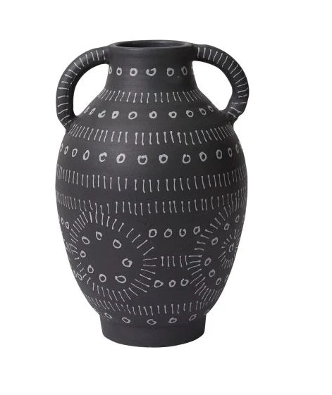 Zya Charcoal Vase