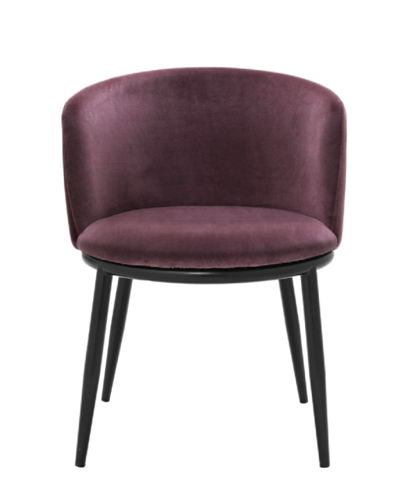 Eichholtz Filmore Cameron Purple Dining Chair - Set Of 2