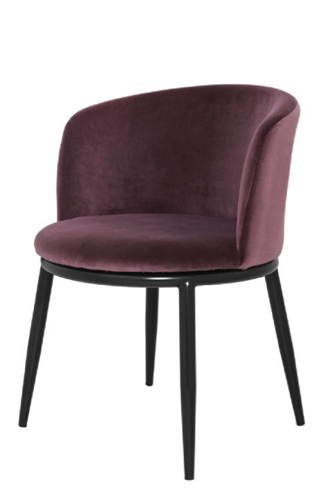 Eichholtz Filmore Cameron Purple Dining Chair - Set Of 2