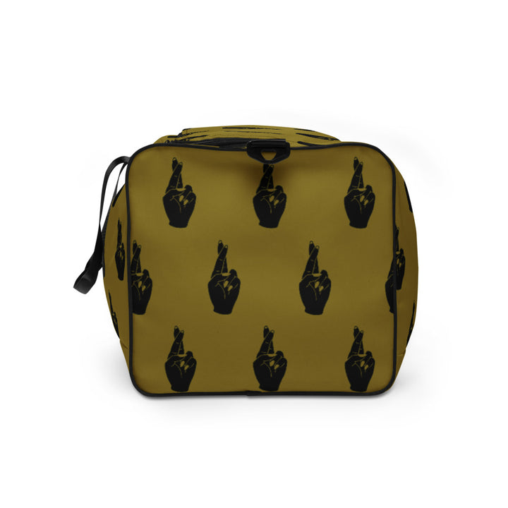 Crossed Fingers Duffle Bag - Dirty Gold