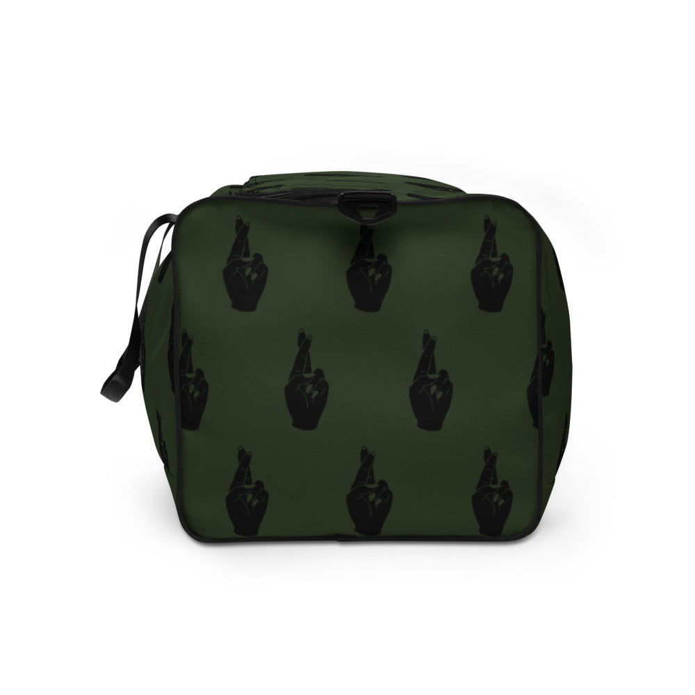 Crossed Fingers Duffle bag - Green