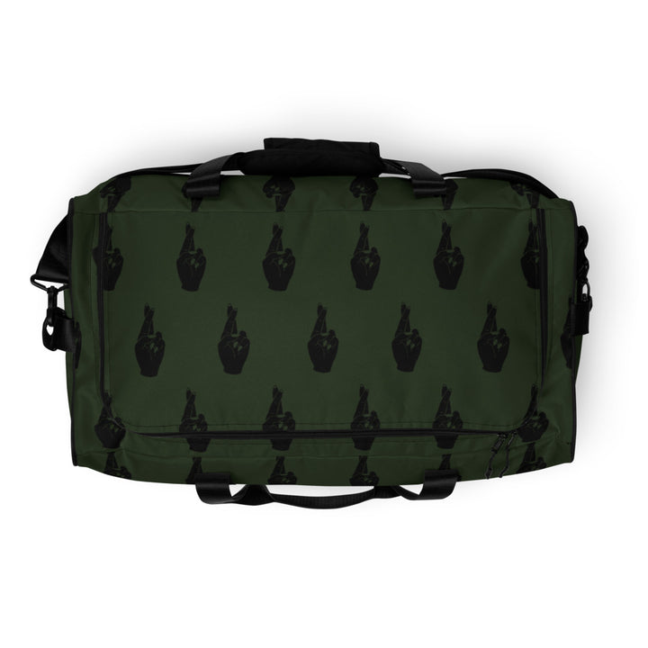 Crossed Fingers Duffle bag - Green